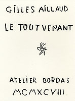 Gilles Aillaud, Galerie-Bordas