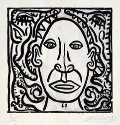 lithographie de Robert Combas