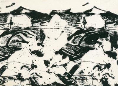 Lithographie de Hervé Bordas