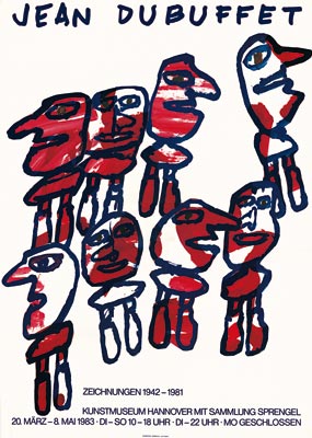 affiches dubuffet