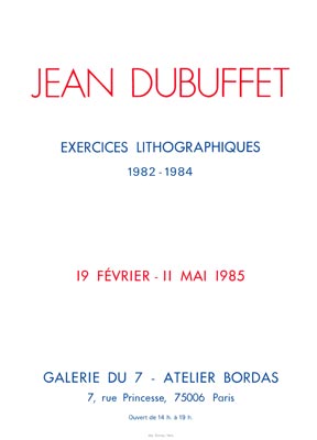 affiches dubuffet