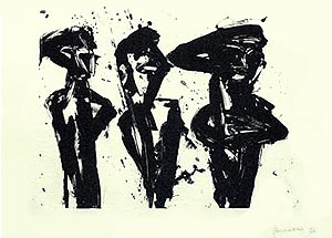 Galerie Bordas, lithographie Kounellis
