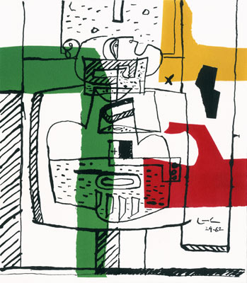 Le Corbusier lithographie