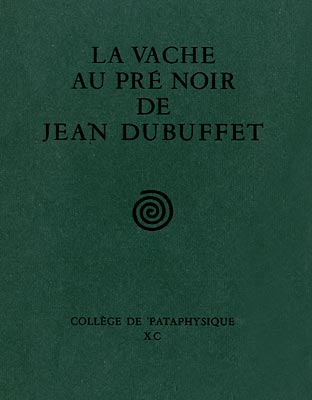 Dubuffet vache au pré noir