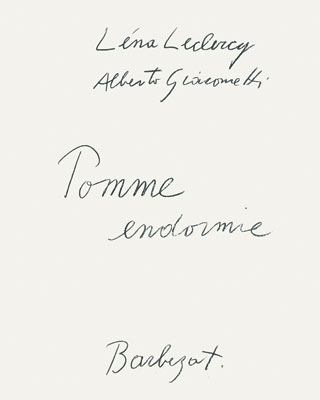 Giacometti Genet