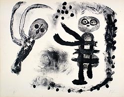 Lithographie originale de Joan Miro