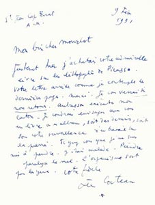 Jean Cocteau Mourlot