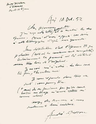 André Masson Archives Mourlot
