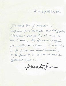 Mourlot Henri Matisse