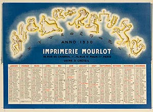 Calendrier Mourlot