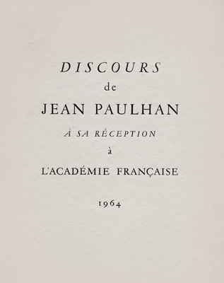 Jean Paulhan Mourlot
