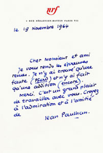 Jean Paulhan Mourlot