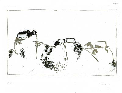 Zoran Music, pointe-sèche