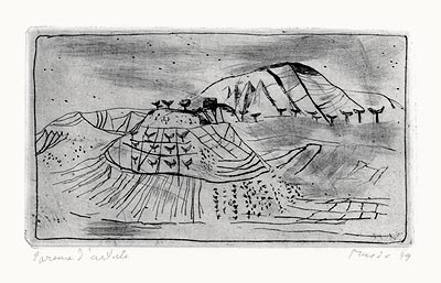 Zoran Music Paysage siennois