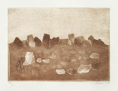Zoran Music Paysage rocheux