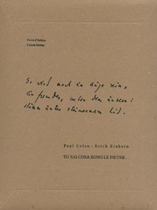 Celan Galerie Bordas