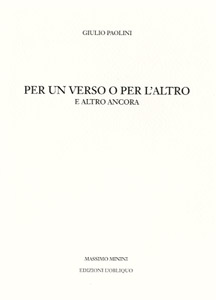 Giulio Paolini L'Obliquo