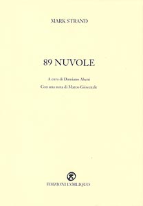 Mark Strand Obliquo