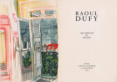 Raoul Dufy, Catalogue, 1947