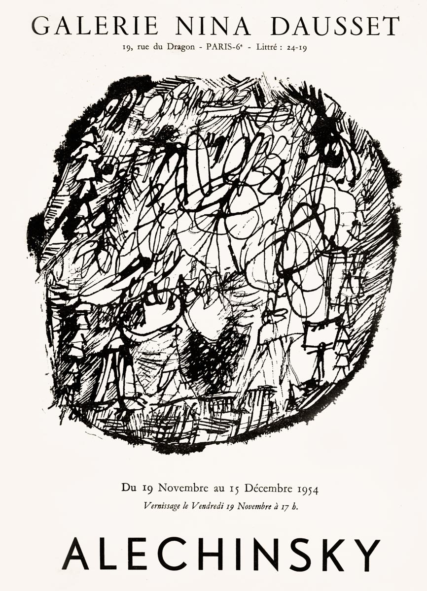 Pierre Alechinsky, Catalogue, 1954