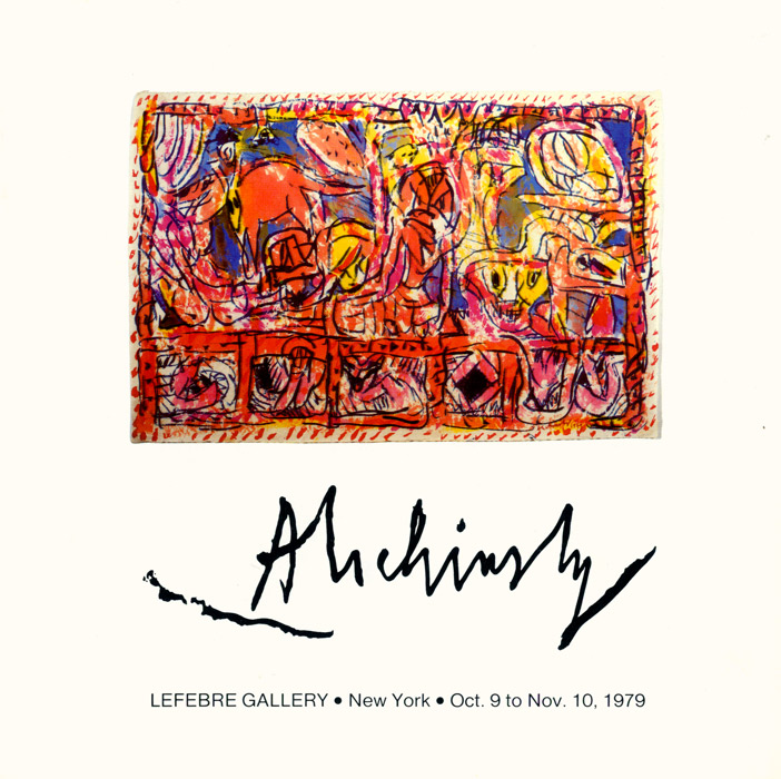 Pierre-Alechinsky-Catalogue-choisir-Alechinsky-Lefebre-Gallery,-New-York-1979