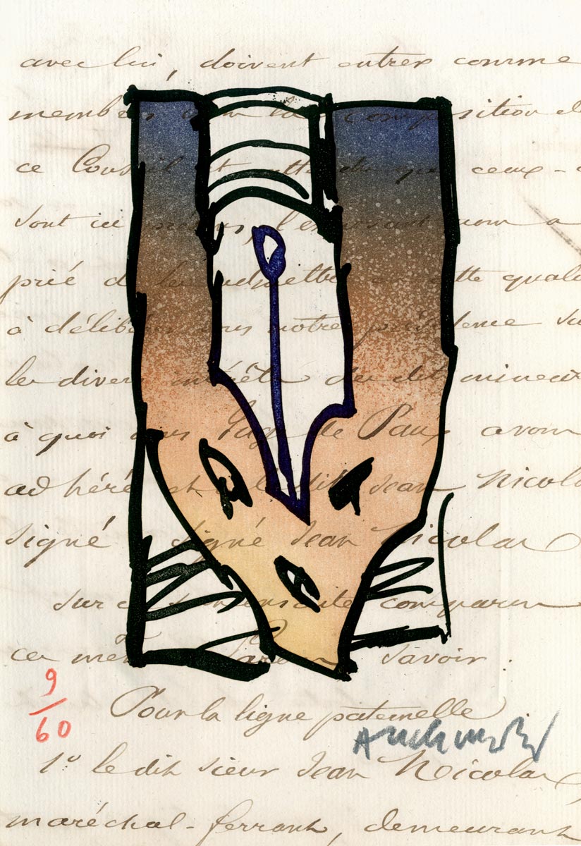 Pierre Alechinsky, Livre, -Le miroir ébloui-, 1993