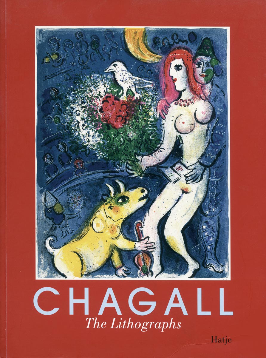 Marc-Chagall-Catalogue-Offset-The-Lithographs-Gerd-Hatje,-Ostfildern-1998