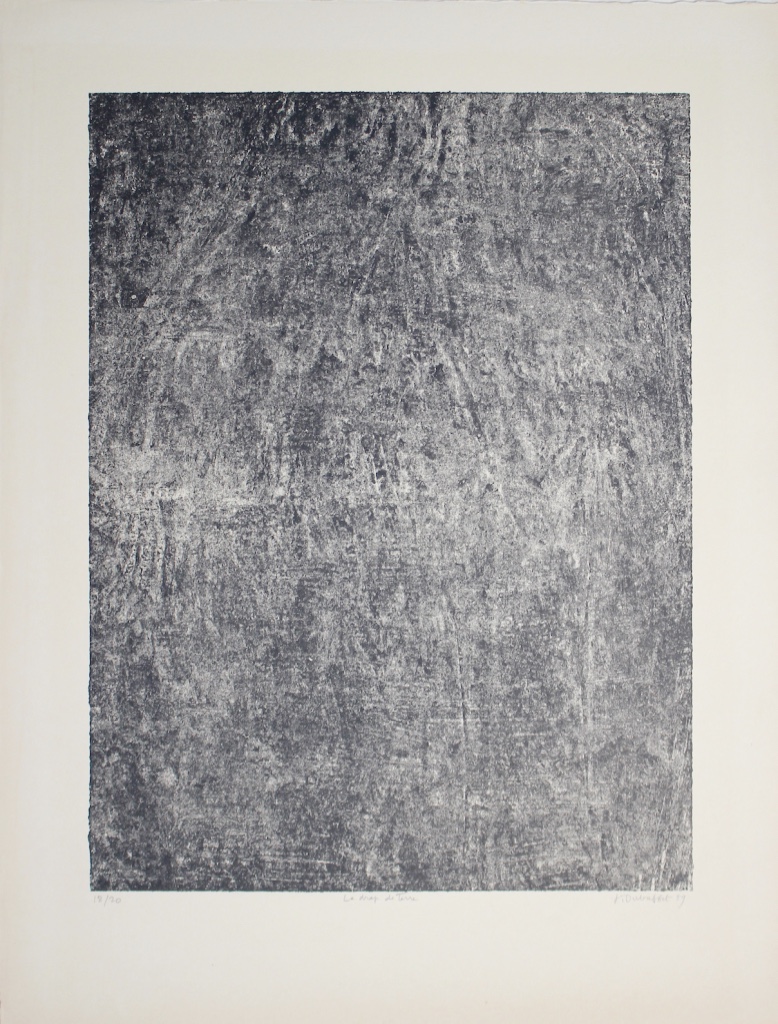Jean-Dubuffet-Estampe-Lithographie-Le-drap-de-terre--1959