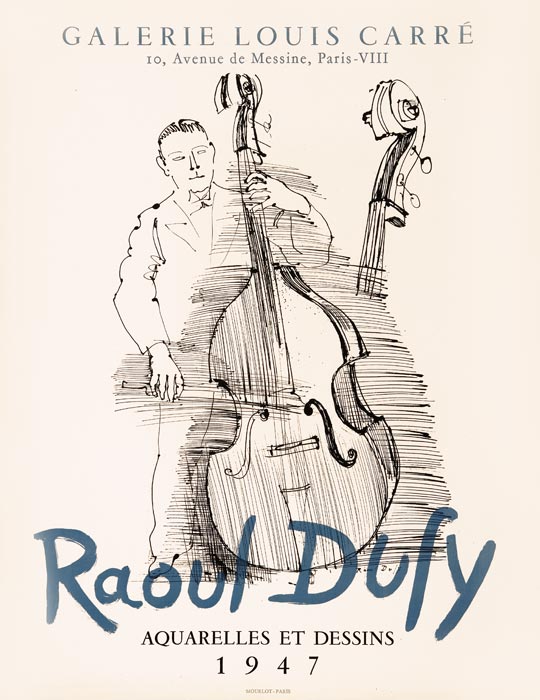 Raoul Dufy, Affiche, 1947