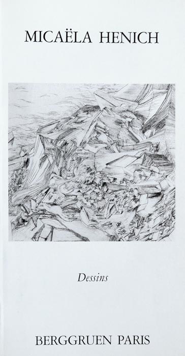 Micaela Henich, Catalogue, 1987