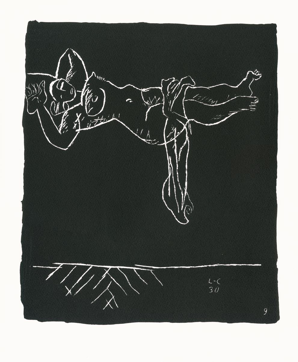  Le Corbusier, Lithographie, -Entre-deux (pl.09)-, 1964