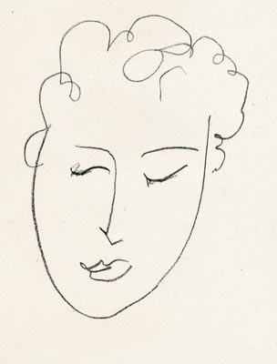 Henri Matisse, Lithographie, -Pierres Levées-, 1948