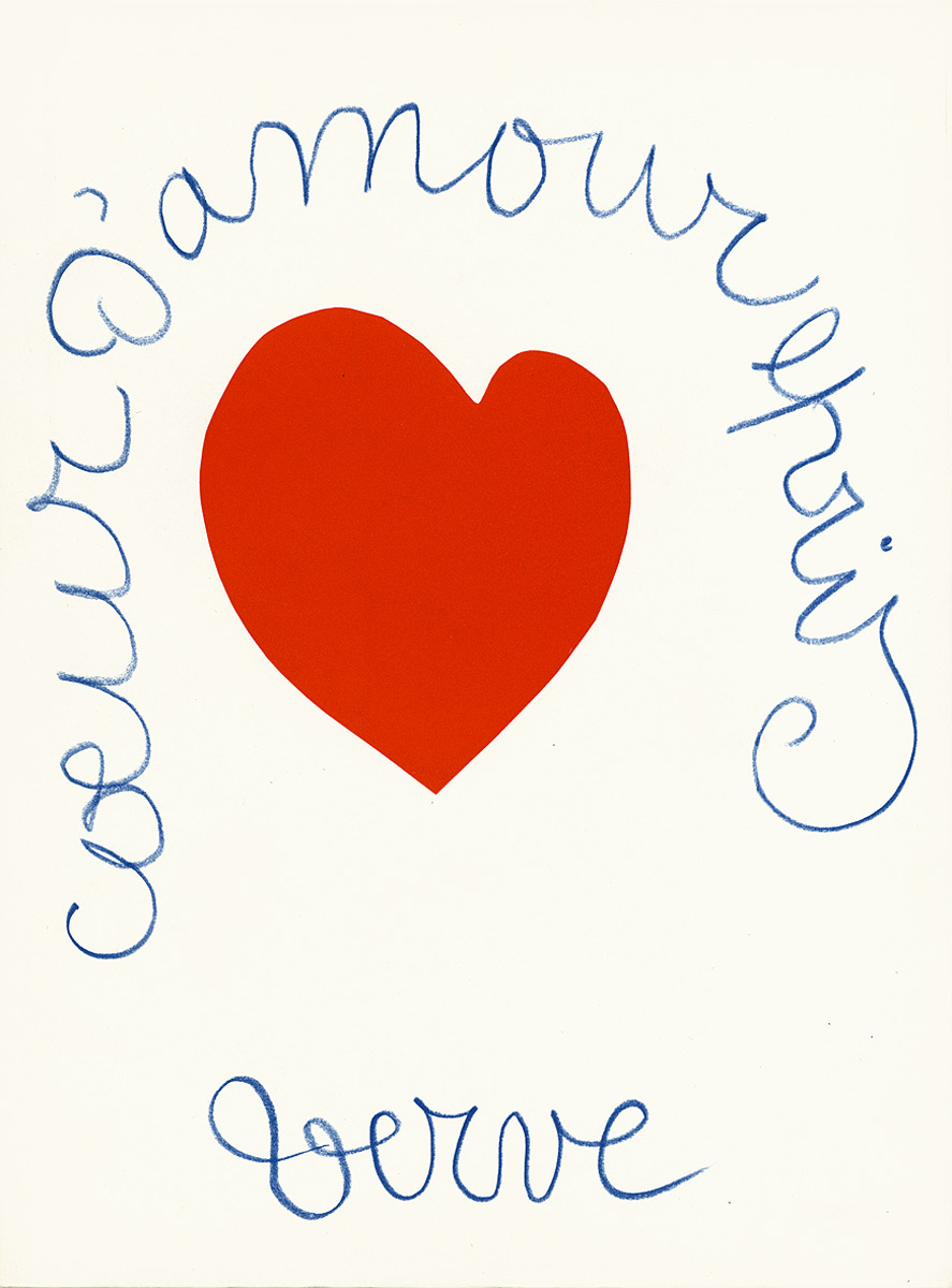 Henri Matisse, Livre, -Le livre du Coeur d-Amour épris  (Verve)-, 1949