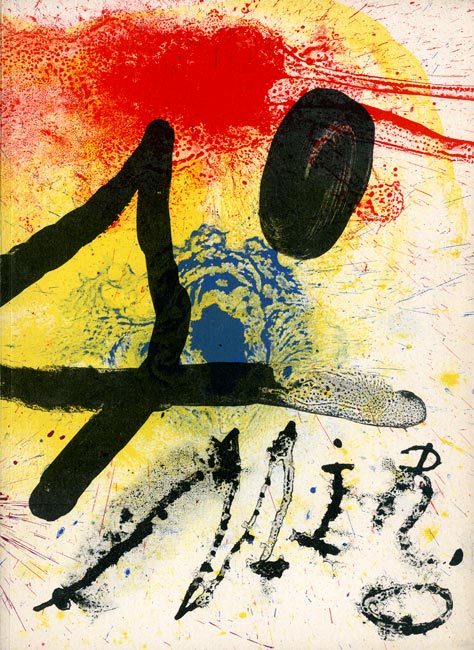 Joan-Miró-Catalogue-Lithographie-Joan-Miro--Oeuvre-graphique-original,-Céramiques-Galerie-Engelberts,Musée-de-l-Athénée,-Genève-1961
