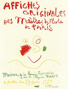 Pablo-Picasso-Affiche-Lithographie-Affiches originales des maitres de l