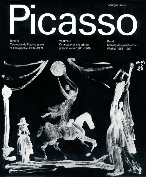 Pablo-Picasso-Catalogue-Offset-Catalogue-de-l-oeuvre-gravé-et-lithographié,-volume-II-Kornfeld-&-Klipstein,-Bern-1971