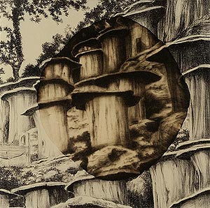 José-Maria Sicilia, Lithographie, -Colline de Ruches-, 2003