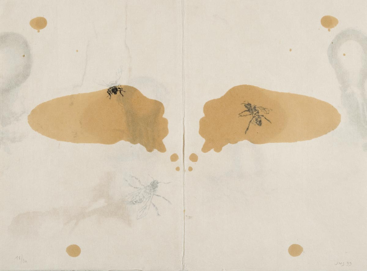 José-Maria Sicilia, Lithographie, -Luz Plegada-, 1995