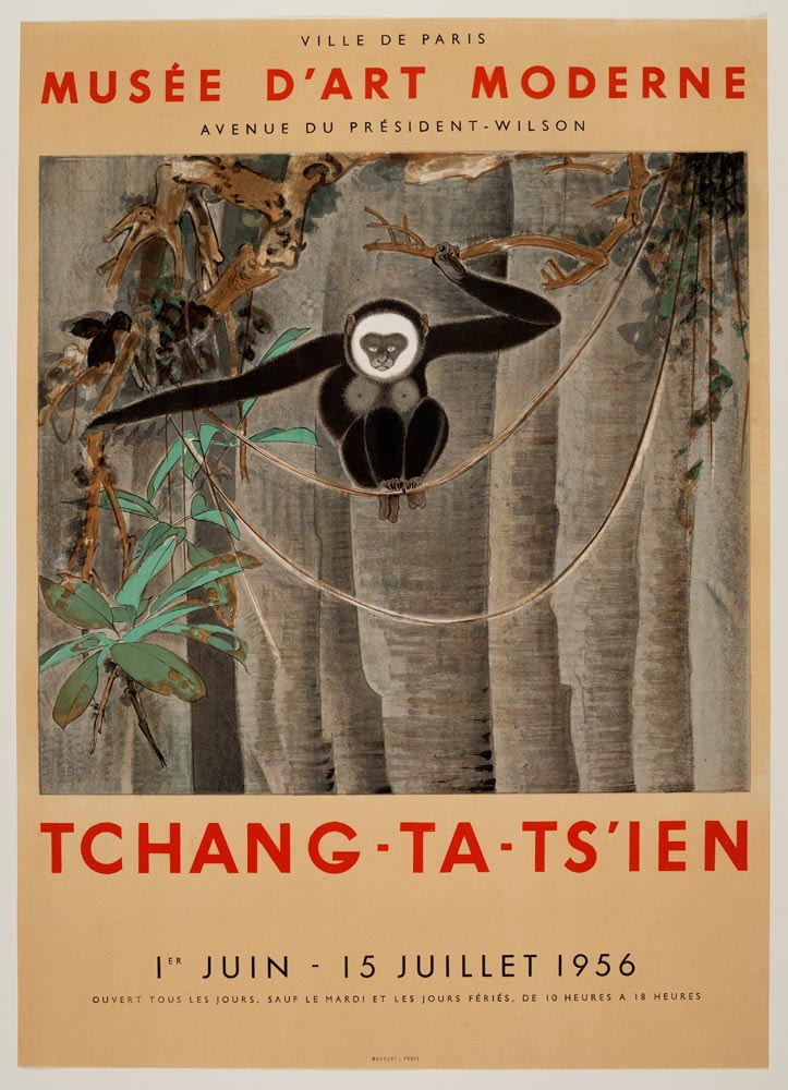 Tchang-Ta-Ts ien-Affiche-Lithographie-Tchang-Ta-Ts ien-Musée d