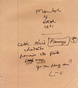 Le Corbusier Mourlot