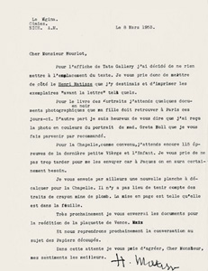 Matisse Archives Mourlot