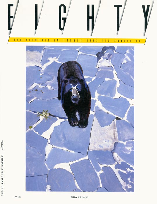 Gilles-Aillaud-Catalogue-Offset-Aillaud / Hannou-Eighty, Paris-1987