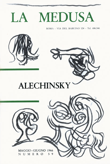 Pierre-Alechinsky-Catalogue-Offset-Alechinsky-La-Medusa,-Roma-1966