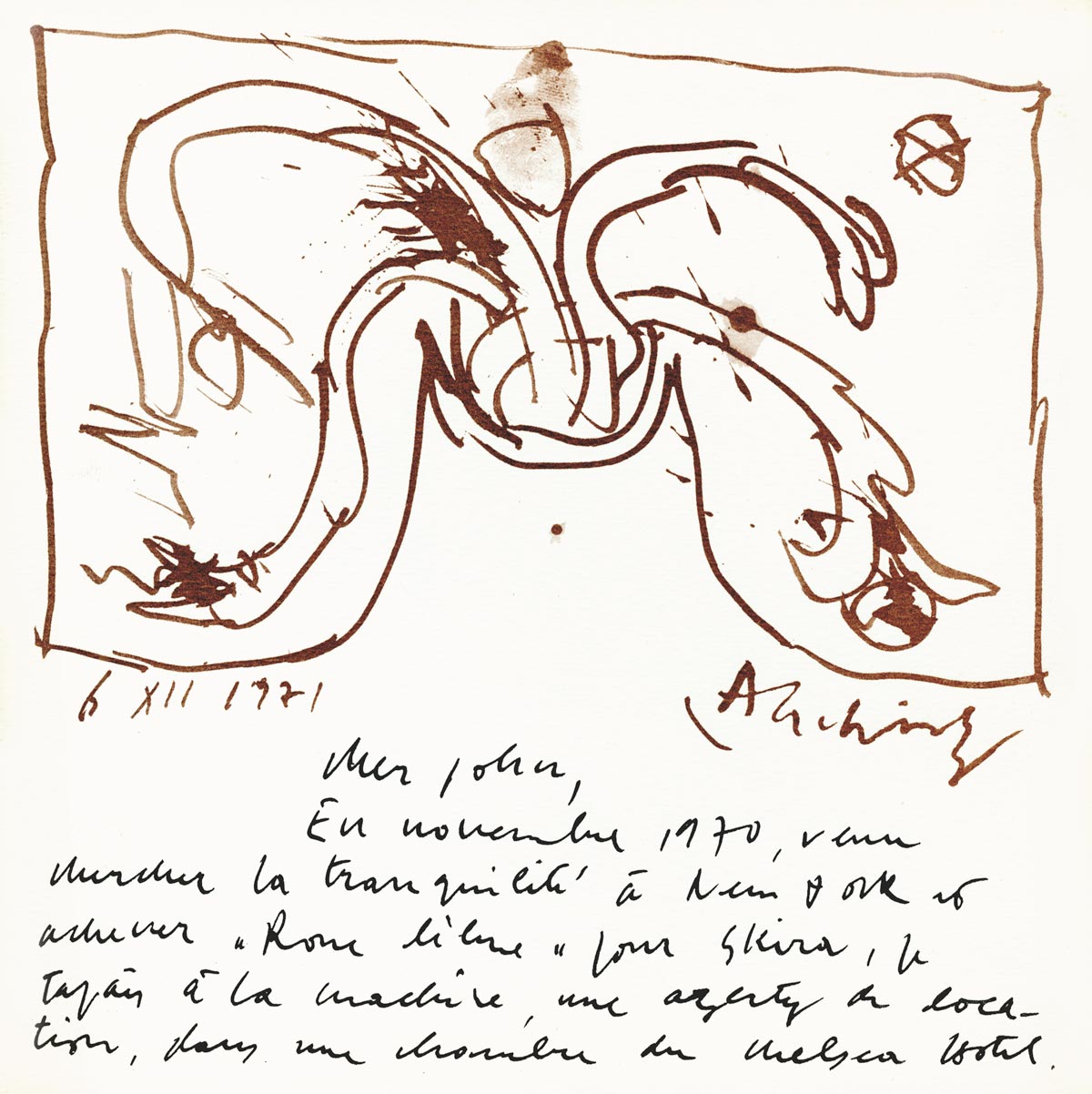 Pierre Alechinsky, Catalogue, 1972