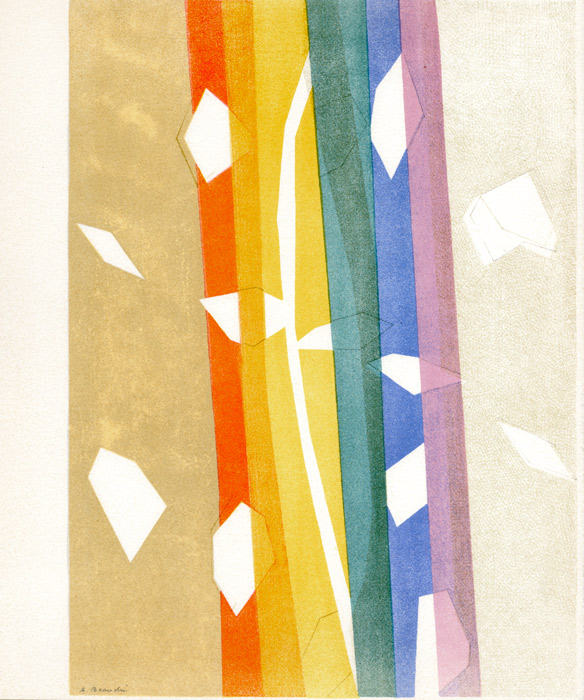 André Beaudin, Lithographie, -Pour Kahnweiler-, 1965