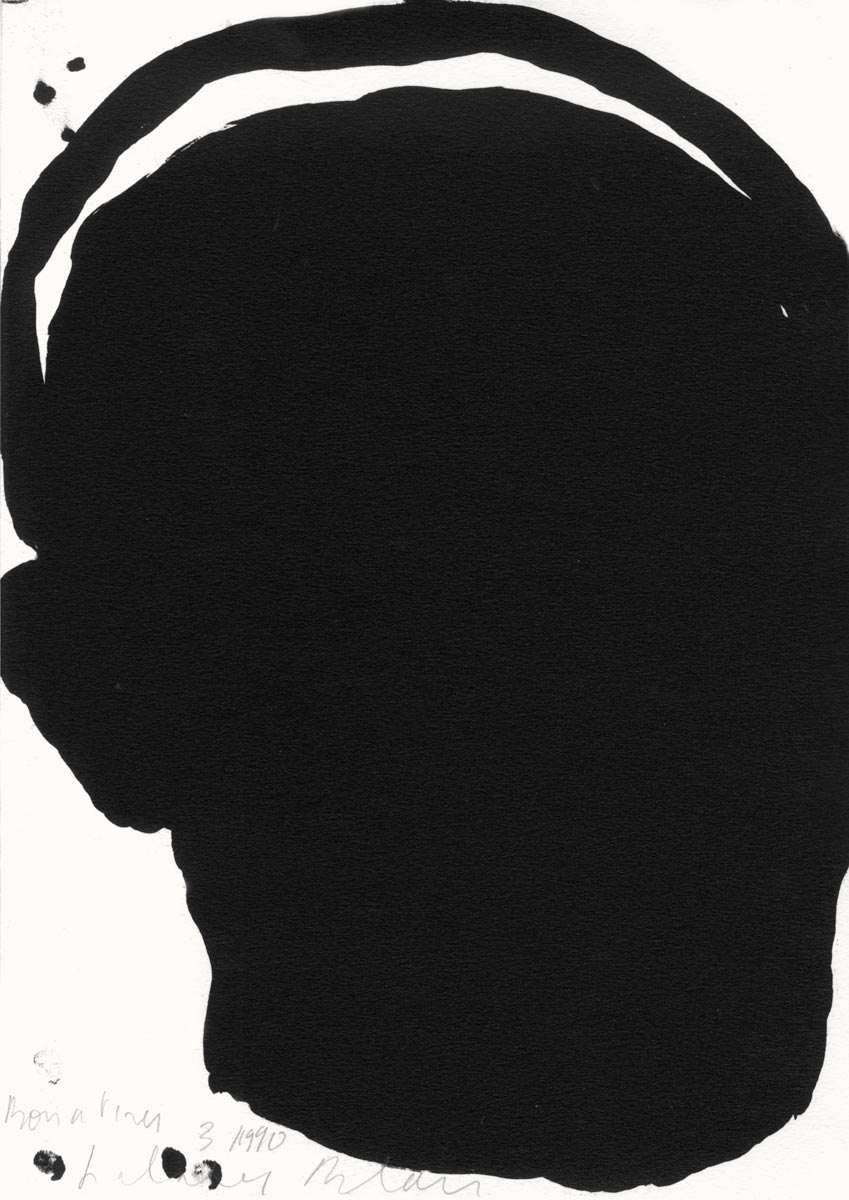 Jean-Charles-Blais-Estampe-Lithographie-Tête-Atelier-Bordas,-Paris-1990