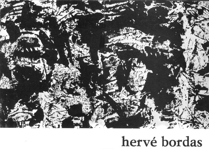 Hervé Bordas, Catalogue, 1980