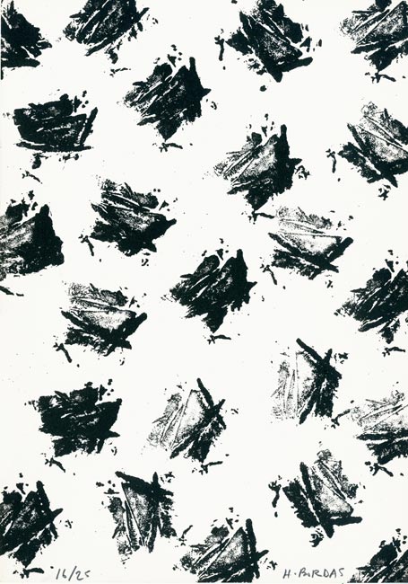 Hervé Bordas, Lithographie, -Empreintes I-, 1979