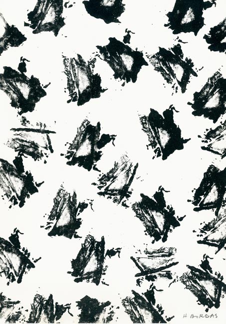 Hervé Bordas, Lithographie, -Empreintes II-, 1979