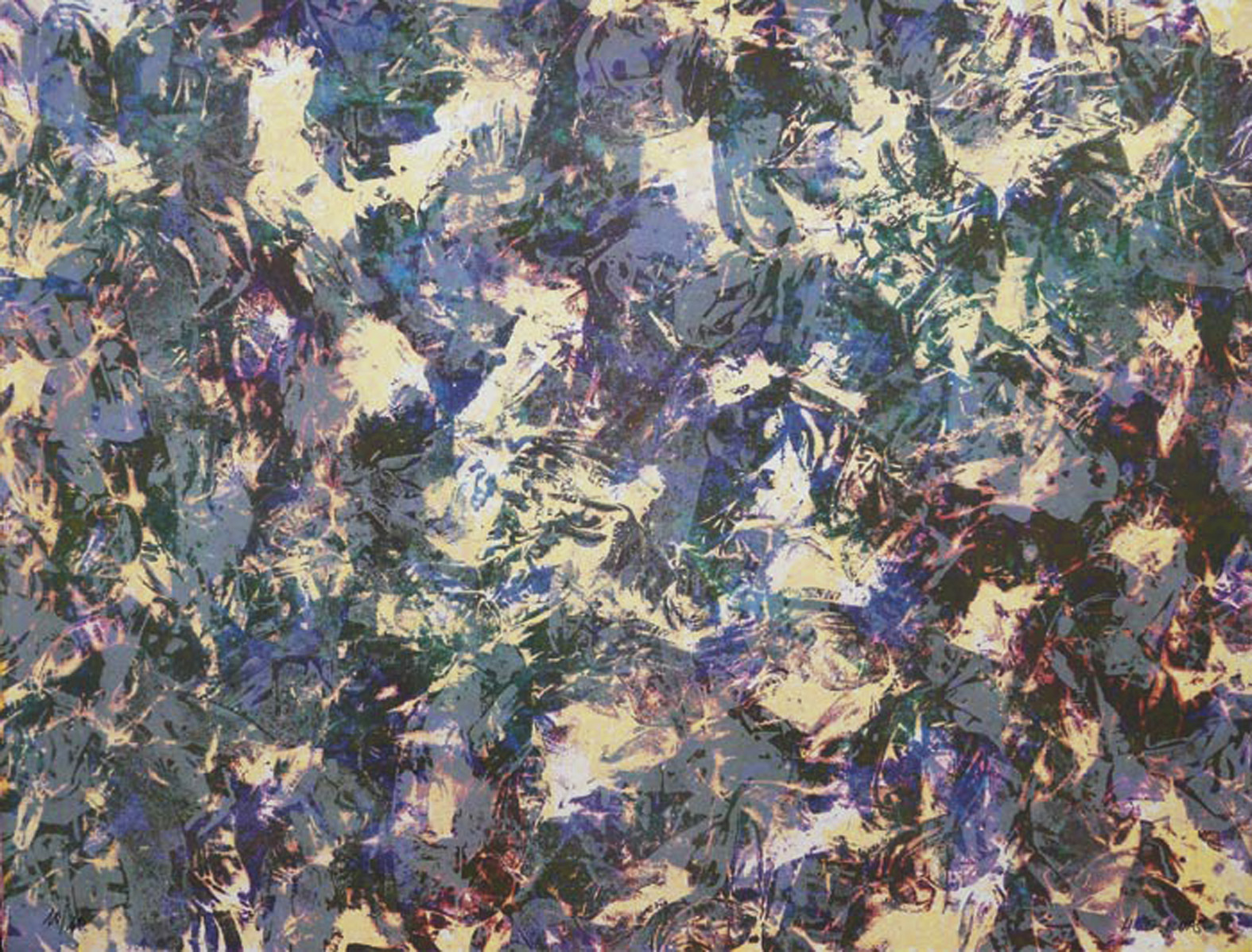 Hervé Bordas, Lithographie, -Forets-, 1982